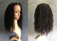 Özelleştirilmiş Uzunluk Dantel Ön İnsan Saç Peruk Siyah Kadınlar Için Doğal Siyah