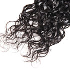 Su dalgası Hint atkı saç uzatma / siyah kadınlar için insan saçı örgü