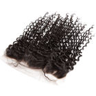 Dantel Frontal 8A Virgin Brezilyalı Saç / Yumuşak Siyah İnsan Saçlı Pürüzsüz Derin Dalga Paketler