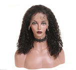 Kinky Kıvırcık Uzun Siyah Lady İçin Dantel Ön İnsan Brezilyalı Saç Peruk