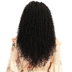 Doğal Renk Sapıkça Kıvırcık Saç Uzantıları Siyah Kadınlar Için İnsan Saç