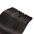 İpeksi Düz Ön Virgin İnsan Saç Uzantıları Demetleri Çift Atkı Uzun Saç