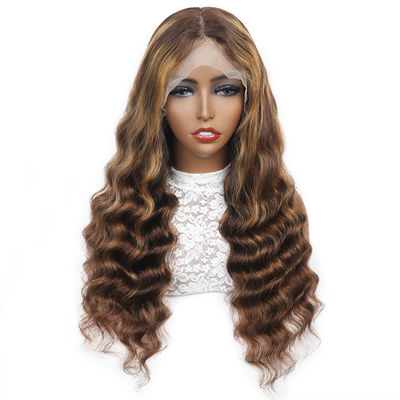 Bakire Brezilyalı Remy İnsan Saç Perukları 30 &quot;Çift Atkı