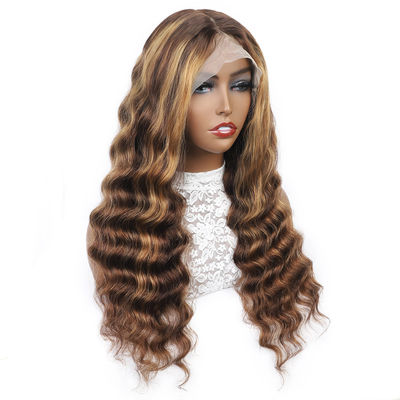 Bakire Brezilyalı Remy İnsan Saç Perukları 30 &quot;Çift Atkı