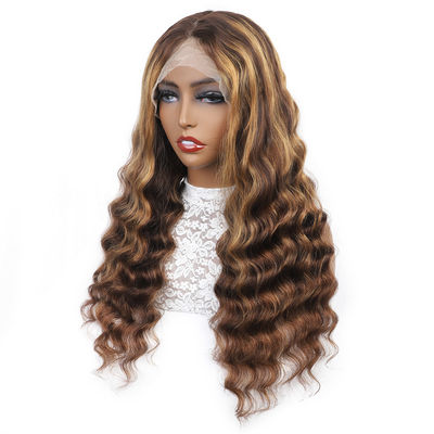 Bakire Brezilyalı Remy İnsan Saç Perukları 30 &quot;Çift Atkı